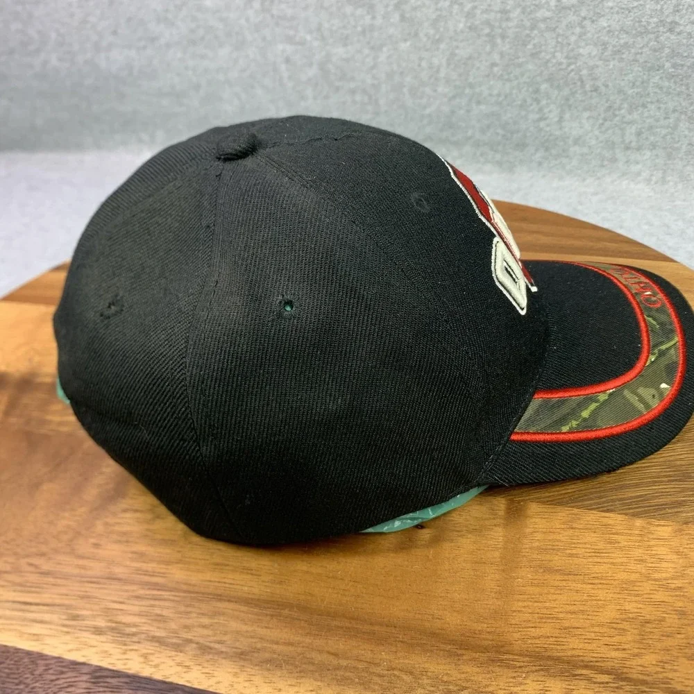 Ohio‎ State Buckeyes Hat Cap Strap Back Black Red NCAA Football Mens Camo Accent